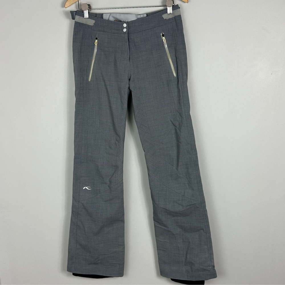 KJUS Relief Ski Pants Womens‎ Size XS Grey Thermo Core Snowboard Winter Dermizax
